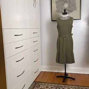 Calvin Klein Olive dress. Size 12. NEVER WORN! NEW!